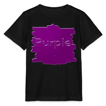 Pourpre - T-shirt bio MINI CREATOR Stanley/Stella Enfant - noir - Devant - Mikhail (115cm)