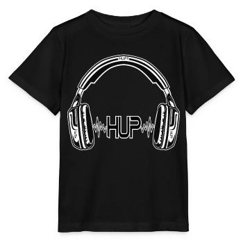 Kopfhörer Casque Auriculares Casque HUP!! - T-shirt bio MINI CREATOR Stanley/Stella Enfant - noir - Devant - Mikhail (115cm)