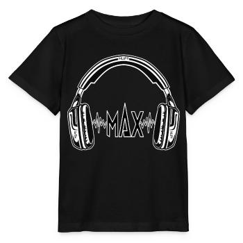 Kopfhörer MAX 300 Kopfhörer Headphones Auriculares - Stanley/Stella Kinder T-Shirt MINI CREATOR  - Schwarz - Vorne - Mikhail (115cm)