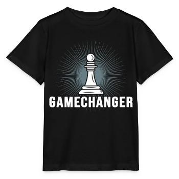Schach Schachmatt Schachtatktik mit Bauer - Stanley/Stella Kinder T-Shirt MINI CREATOR  - Schwarz - Vorne - Mikhail (115cm)