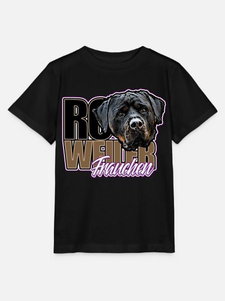 Rottweiler Frauchen - Stanley/Stella Kinder T-Shirt MINI CREATOR - Schwarz