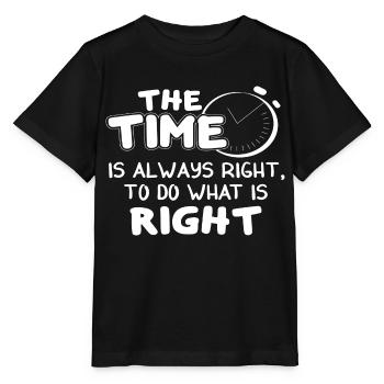 MARTIN LUTHER KING - T-shirt bio MINI CREATOR Stanley/Stella Enfant - noir - Devant - Mikhail (115cm)