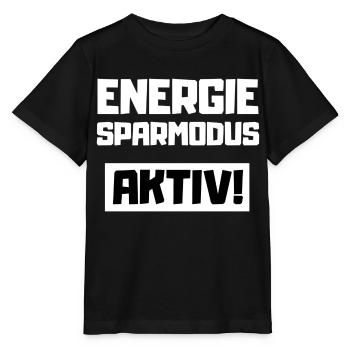 Energiesparmodus Aktiv - Stanley/Stella Kinder T-Shirt MINI CREATOR  - Schwarz - Vorne - Mikhail (115cm)