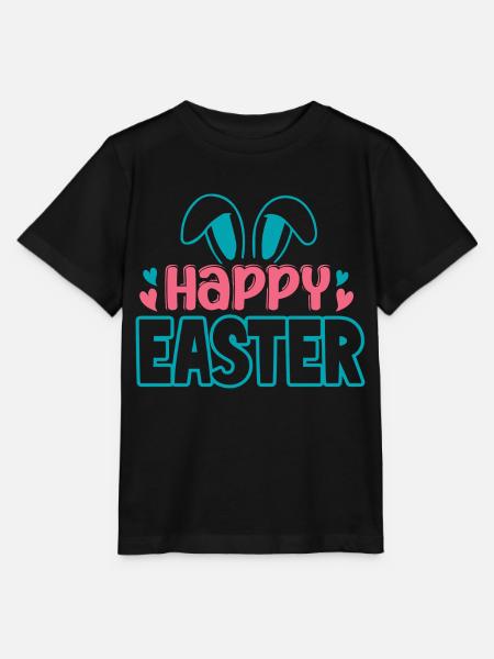 Happy Easter - Stanley/Stella Kinder T-Shirt MINI CREATOR - Schwarz