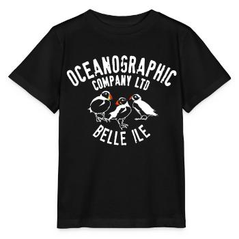 Ozeanographische Belle Ile - Stanley/Stella Kinder T-Shirt MINI CREATOR  - Schwarz - Vorne - Mikhail (115cm)