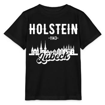 Lübeck Holstein Lübecker Geschenk - Stanley/Stella Kinder T-Shirt MINI CREATOR  - Schwarz - Vorne - Mikhail (115cm)
