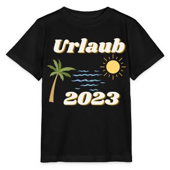 Urlaub - Stanley/Stella Kinder T-Shirt MINI CREATOR  - Schwarz - Vorne - Mikhail (115cm)