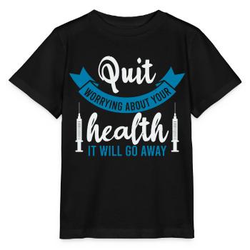 PUIT SORGEN UM IHRE GESUNDHEIT ES WIRD VERSCHWINDEN - Stanley/Stella Kinder T-Shirt MINI CREATOR  - Schwarz - Vorne - Mikhail (115cm)