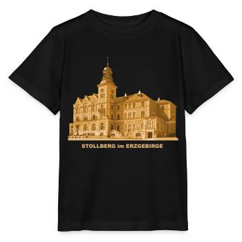 Stollberg Mairie District d’Erzgebirge Ville de Saxe - T-shirt bio MINI CREATOR Stanley/Stella Enfant - noir - Devant - Mikhail (115cm)