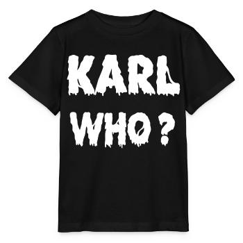 Karl Who? - Stanley/Stella MINI CREATOR Kids’ T-Shirt - black - Front - Mikhail (115cm)