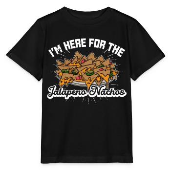 Nachos Jalapenos Mexico Cheese Mexican cuisine - Stanley/Stella Kinder T-Shirt MINI CREATOR  - Schwarz - Vorne - Mikhail (115cm)