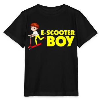 E-Scooter Roller Scooter - T-shirt bio MINI CREATOR Stanley/Stella Enfant - noir - Devant - Mikhail (115cm)