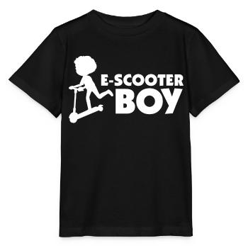 E-Scooter Roller Scooter - T-shirt bio MINI CREATOR Stanley/Stella Enfant - noir - Devant - Mikhail (115cm)