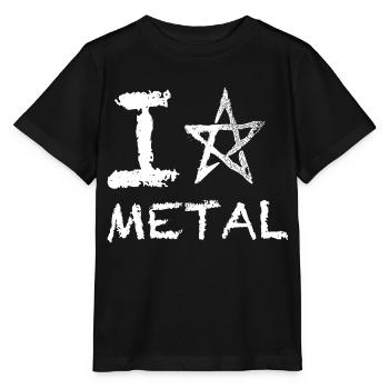 I Penta Metal - Logo White - Stanley/Stella MINI CREATOR Kids’ T-Shirt - black - Front - Mikhail (115cm)