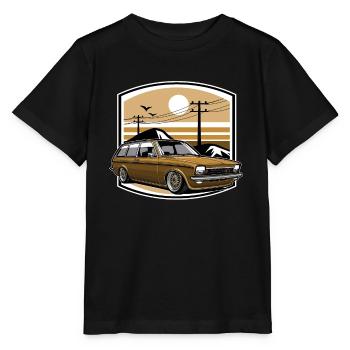 German Classic Car - Stanley/Stella Kinder T-Shirt MINI CREATOR  - Schwarz - Vorne - Mikhail (115cm)