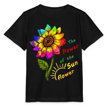 Tournesol - T-shirt bio MINI CREATOR Stanley/Stella Enfant - noir - Devant - Mikhail (115cm)