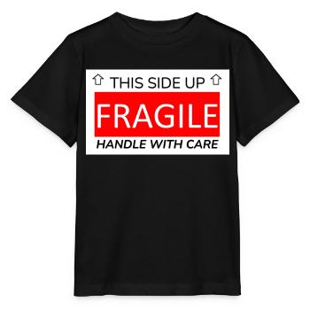 fragile - T-shirt bio MINI CREATOR Stanley/Stella Enfant - noir - Devant - Mikhail (115cm)