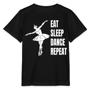 Ballet Gift Dance Ballerina Dance Class Dancer - Stanley/Stella MINI CREATOR Kids’ T-Shirt - black - Front - Mikhail (115cm)