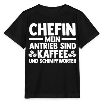 Arbeit Kollegen Büro Teamleiter Führungskraft Chef - Stanley/Stella Kinder T-Shirt MINI CREATOR  - Schwarz - Vorne - Mikhail (115cm)