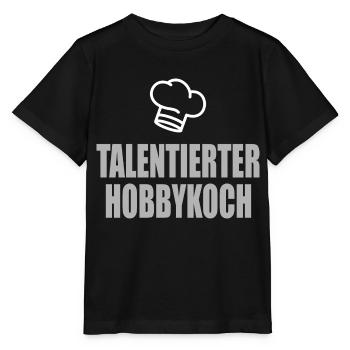 talentierter Hobbykoch - Stanley/Stella Kinder T-Shirt MINI CREATOR  - Schwarz - Vorne - Mikhail (115cm)
