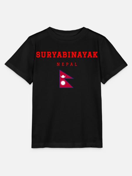 Suryabinayak Nepal - Stanley/Stella Kinder T-Shirt MINI CREATOR  - Schwarz