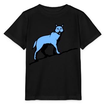 Wolf Wolf - Stanley/Stella MINI CREATOR Kids’ T-Shirt - black - Front - Mikhail (115cm)