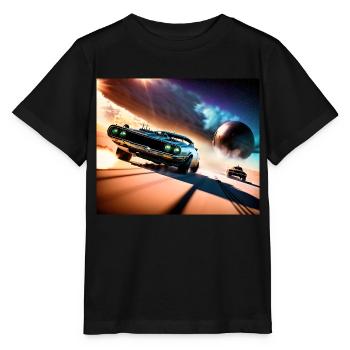 Mad and Furious #3 - Stanley/Stella MINI CREATOR Kids’ T-Shirt - black - Front - Mikhail (115cm)