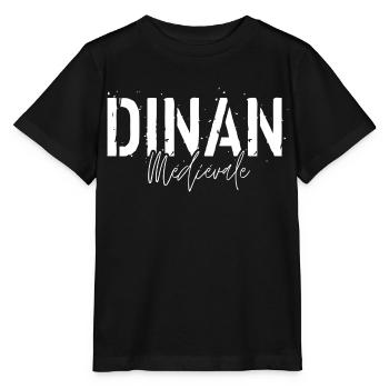 Dinan Médiévale - T-shirt bio MINI CREATOR Stanley/Stella Enfant - noir - Devant - Mikhail (115cm)