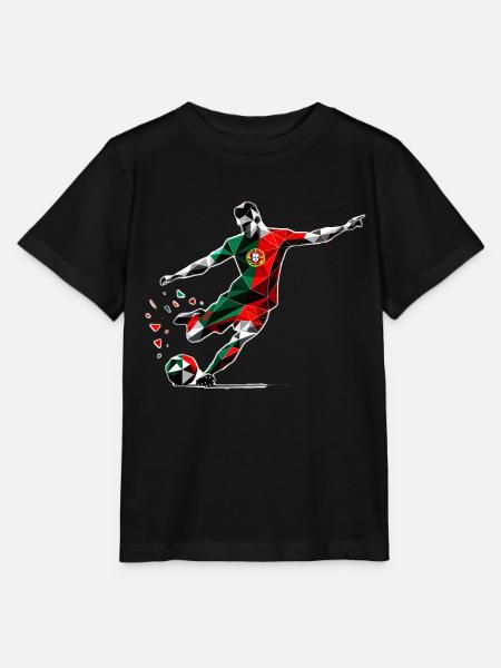 Football Portugal - T-shirt bio MINI CREATOR Stanley/Stella Enfant - noir