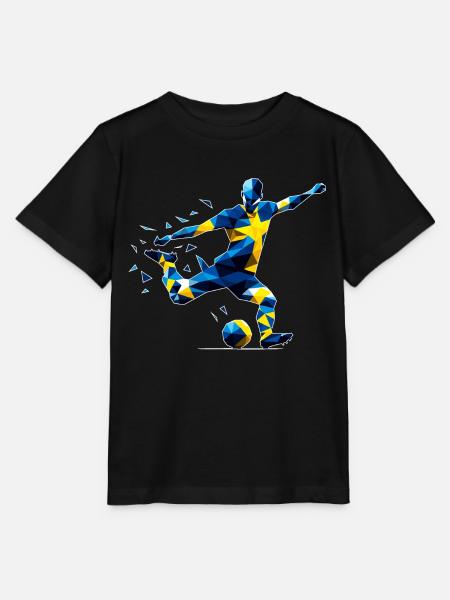Football Suède - T-shirt bio MINI CREATOR Stanley/Stella Enfant - noir