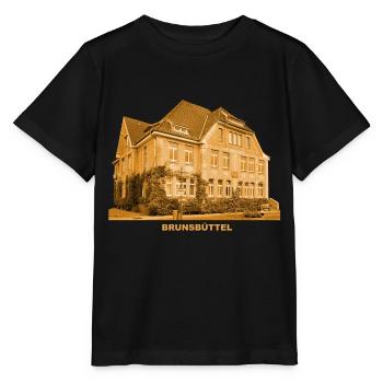 Hôtel de ville de Brunsbüttel, Schleswig-Holstein, Elbe - T-shirt bio MINI CREATOR Stanley/Stella Enfant - noir - Devant - Mikhail (115cm)