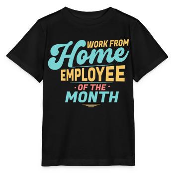 Von Zu Hause Aus Arbeiten - Mitarbeiter Des Monats - Stanley/Stella Kinder T-Shirt MINI CREATOR  - Schwarz - Vorne - Mikhail (115cm)