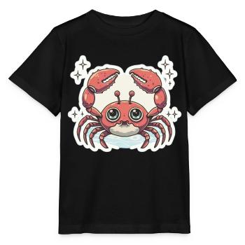 Crab Lover - Stanley/Stella MINI CREATOR Kids’ T-Shirt - black - Front - Mikhail (115cm)