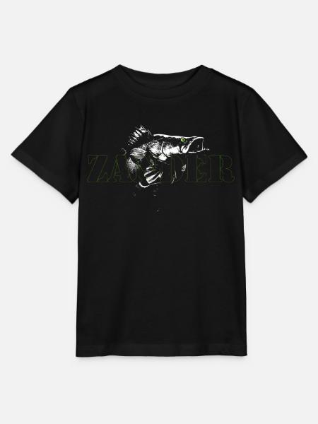 fishing2 - Stanley/Stella Kinder T-Shirt MINI CREATOR - Schwarz