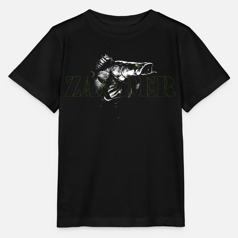 fishing2 - Stanley/Stella Kinder T-Shirt MINI CREATOR  - Schwarz
