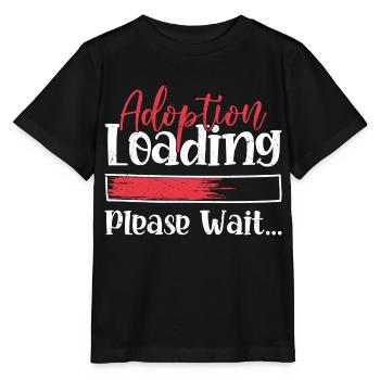 Adoption Loading Please Wait... Adopt Child Family - Stanley/Stella MINI CREATOR Kids’ T-Shirt - black - Front - Mikhail (115cm)