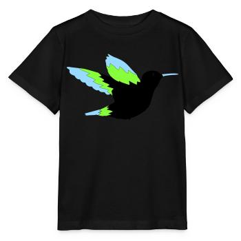 kolibri - Stanley/Stella Kinder T-Shirt MINI CREATOR  - Schwarz - Vorne - Mikhail (115cm)