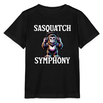 Symphonie du Sasquatch - T-shirt bio MINI CREATOR Stanley/Stella Enfant - noir - Devant - Mikhail (115cm)