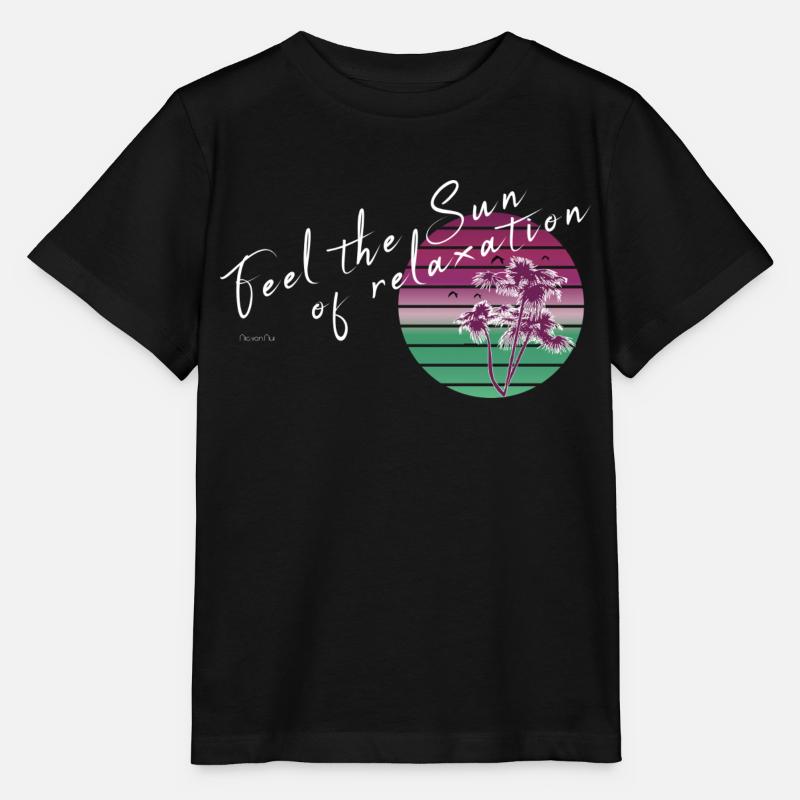 Sentez le soleil - T-shirt bio MINI CREATOR Stanley/Stella Enfant - noir