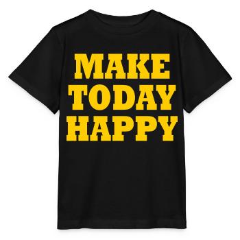 Make today happy - T-shirt bio MINI CREATOR Stanley/Stella Enfant - noir - Devant - Mikhail (115cm)