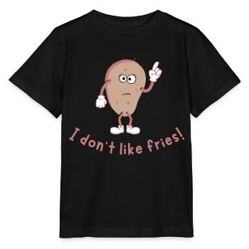 Kartoffel - Pomme de terre - T-shirt bio MINI CREATOR Stanley/Stella Enfant - noir - Devant - Mikhail (115cm)