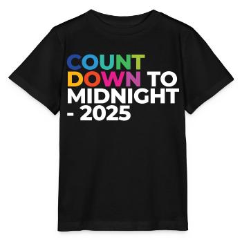 Countdown To Midnight - 2025 - Stanley/Stella MINI CREATOR Kids’ T-Shirt - black - Front - Mikhail (115cm)