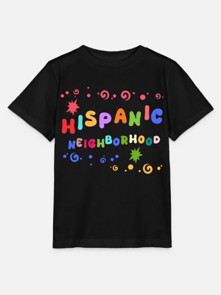 Hispanische Nachbarschaft - Stanley/Stella Kinder T-Shirt MINI CREATOR - Schwarz