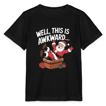 Well This Is Awkward - Stanley/Stella MINI CREATOR Kids’ T-Shirt - black - Front - Mikhail (115cm)