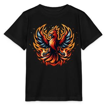 Phönix - Stanley/Stella Kinder T-Shirt MINI CREATOR  - Schwarz - Vorne - Mikhail (115cm)