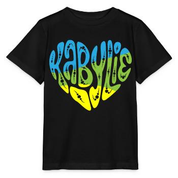 Kabylie Dans Mon Cœur - T-shirt bio MINI CREATOR Stanley/Stella Enfant - noir - Devant - Mikhail (115cm)