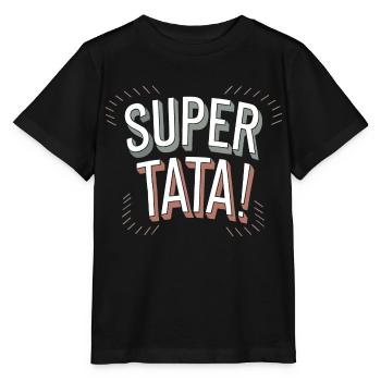 Super tata - T-shirt bio MINI CREATOR Stanley/Stella Enfant - noir - Devant - Mikhail (115cm)