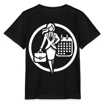 Erfolgreiche Frauen – Business Design - Stanley/Stella Kinder T-Shirt MINI CREATOR  - Schwarz - Vorne - Mikhail (115cm)