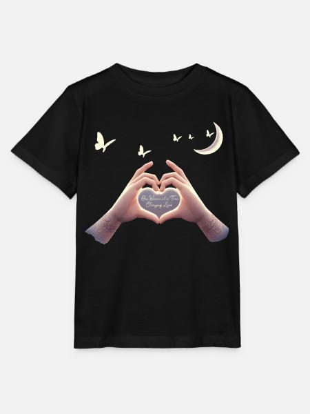 LEBEN VERÄNDERN - Stanley/Stella Kinder T-Shirt MINI CREATOR - Schwarz
