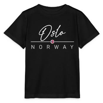 Norvège - Oslo - Norvège - Norvège - T-shirt bio MINI CREATOR Stanley/Stella Enfant - noir - Devant - Mikhail (115cm)